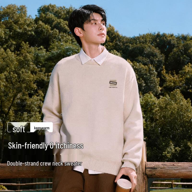 Baleno Men's Lazy Style Crew Neck Knit Pullover