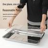 ZISIZ Stainless Steel Oil Draining & Baking Tray with Filter Rack