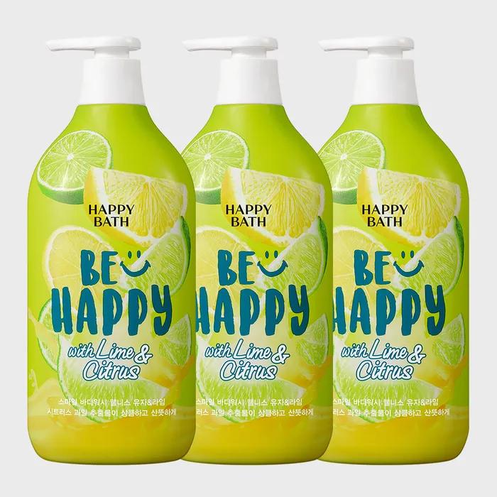Happy Bath Smile Body Wash 3 Pack (Optional)