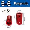 Burgundy/Sky Blue/Royal Blue Aluminum Alloy Colored Coupling Length:25mm Specification:3~10 Full Series Rigid Coupling Set Screw
