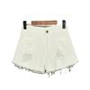 Baggy Jean Shorts Women Summer Big Size Holes To Thin Rough Edge Wide Leg A-line Hot Pants Women