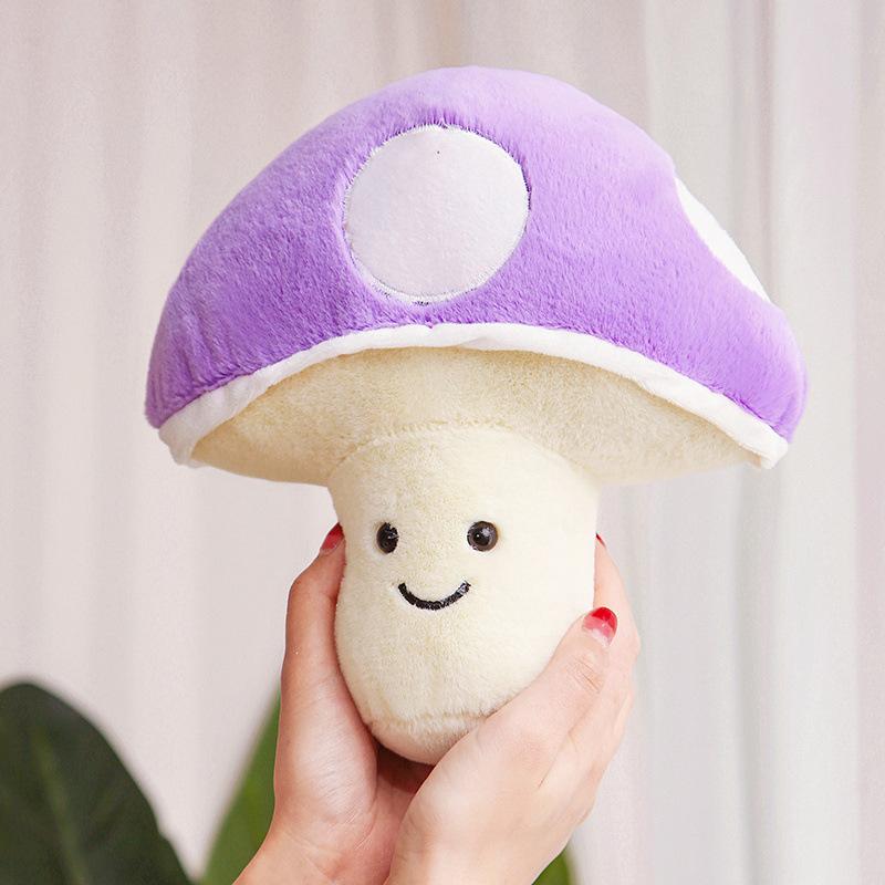 Plush Toy Mushroom Cartoon Doll Decoration Children Accompany Gift Sleeping