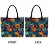  Bohemian Print Tote Bag Large Capacity Shoulder Purse for Daily Travel