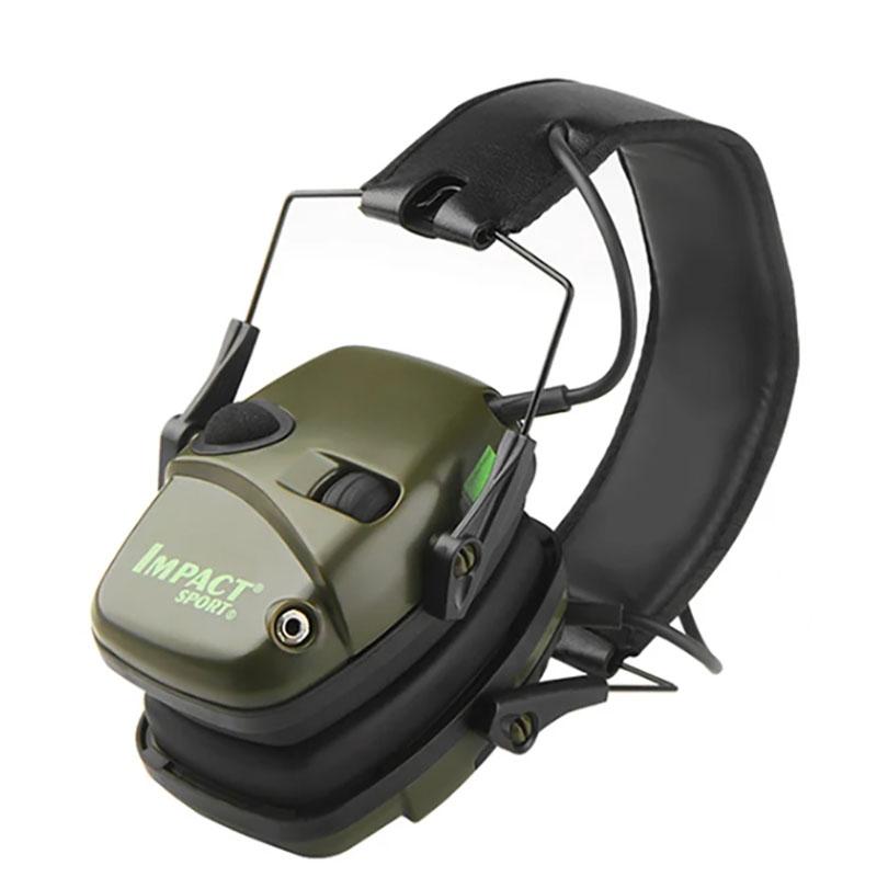 Paraorecchie Elettronico Tattico Originale per Tiro all'Aperto Cuffie Anti-rumore per Sport all'Aperto Amplificazione Suono d'Impatto Udito
