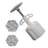 3D Flower Pattern Moon Cake Molds MidAutumn Festival Moon Cake Maker Cookie Stamp Hand Pressure Moon Cake Baking Tool