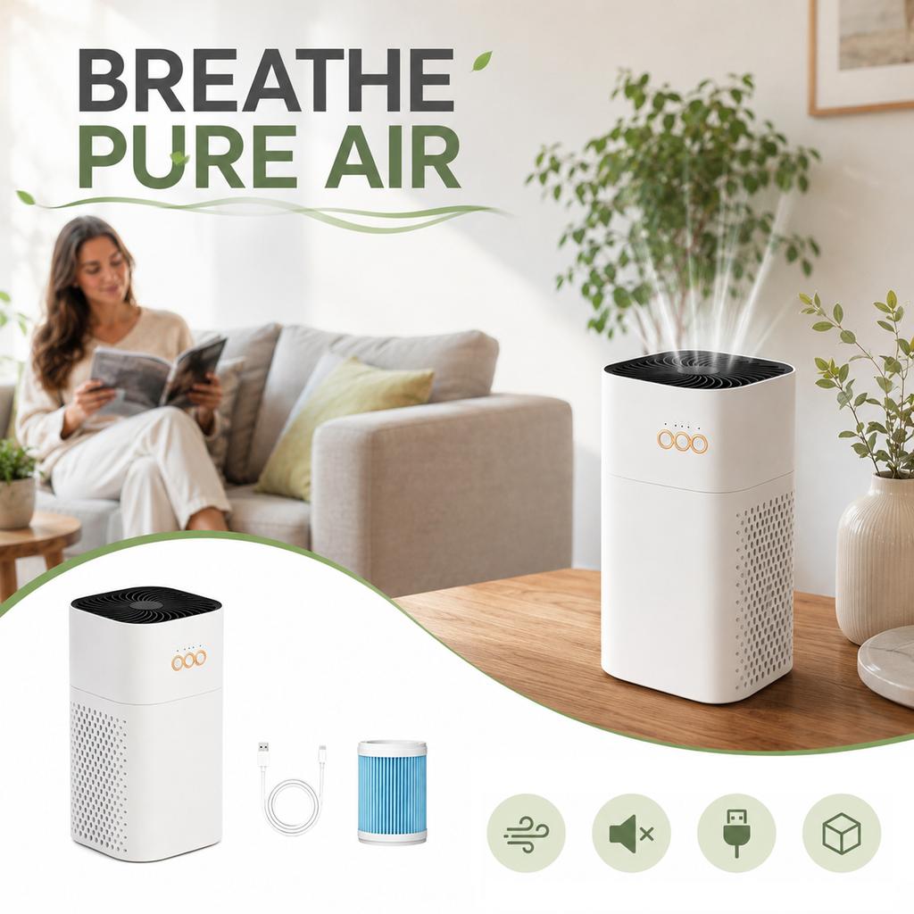 Negative Purifier With, Upgraded Version, for Home Bedroom