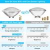 Spot LED Piscină PAR56, 30W Impermeabil Spot Piscină 12V DC/AC, 3000K Alb Cald