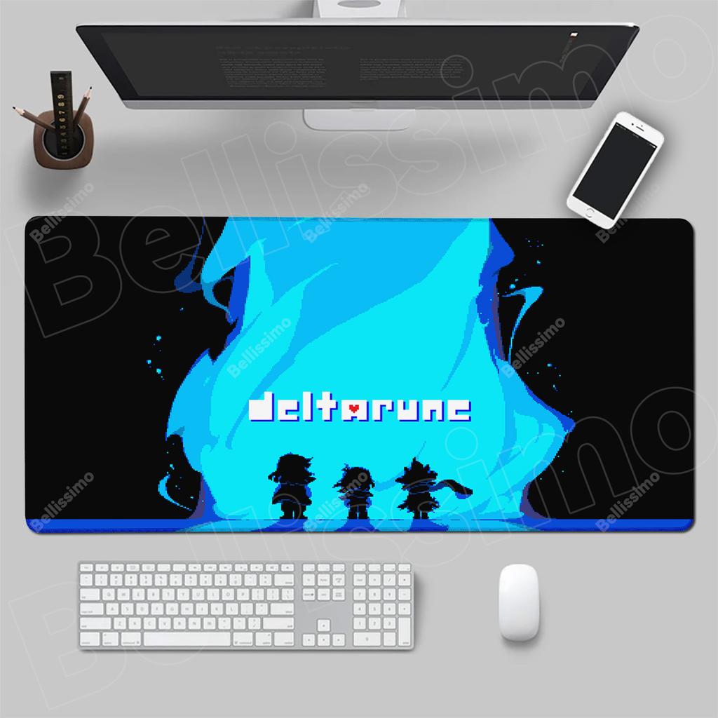 Tappetino Mouse Tastiera Gomma Deltarune tappetino 1200X600 mm Decora scrivania Tappetino Scrivania PC Gamer Office Tappeto Casa Tavolo pad