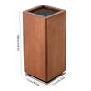 360° Rotating Magnetic Knife Block - Strong Magnet, Acacia Wood & PP Core, Drainage Holes for Dryness, Durable & Space-Saving Design (11x11x24. 6cm)
