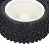 4Pcs Remote Control Wheel Hubs Tires Rubber Tires Replacement for 1/10 RC Racing Car