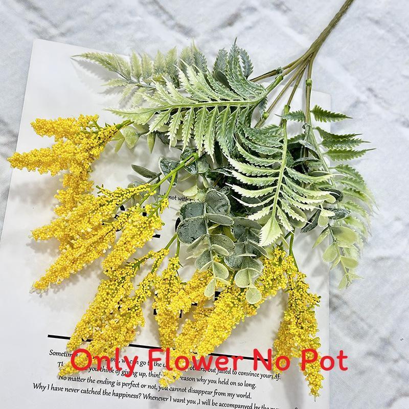 Euphrasia Ten Pectinata Plastic Faux Flower Plant For Home Decor And Event Use