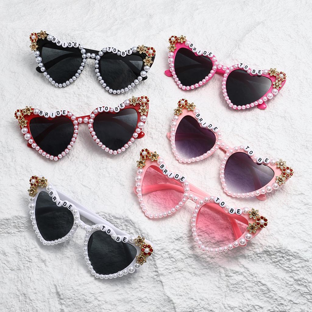 1pc New Cross-border Framed with Letters Glasses Personality Holiday Atmosphere Photo Modeling Trend WOMEN'S GLASSES