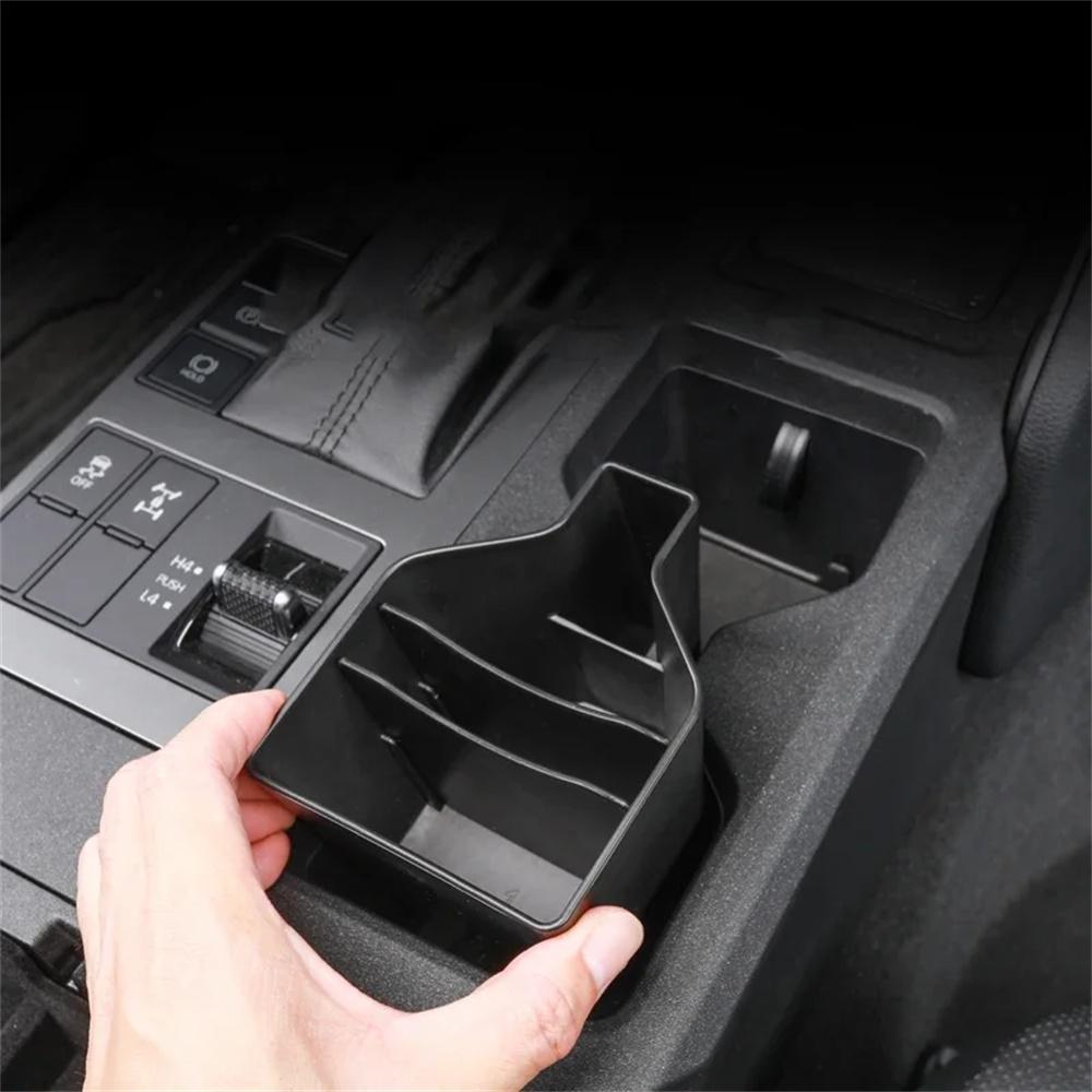 For 24-25 Toyota Land Cruiser LC250 Prado Console Water Cup Holder Storage Box