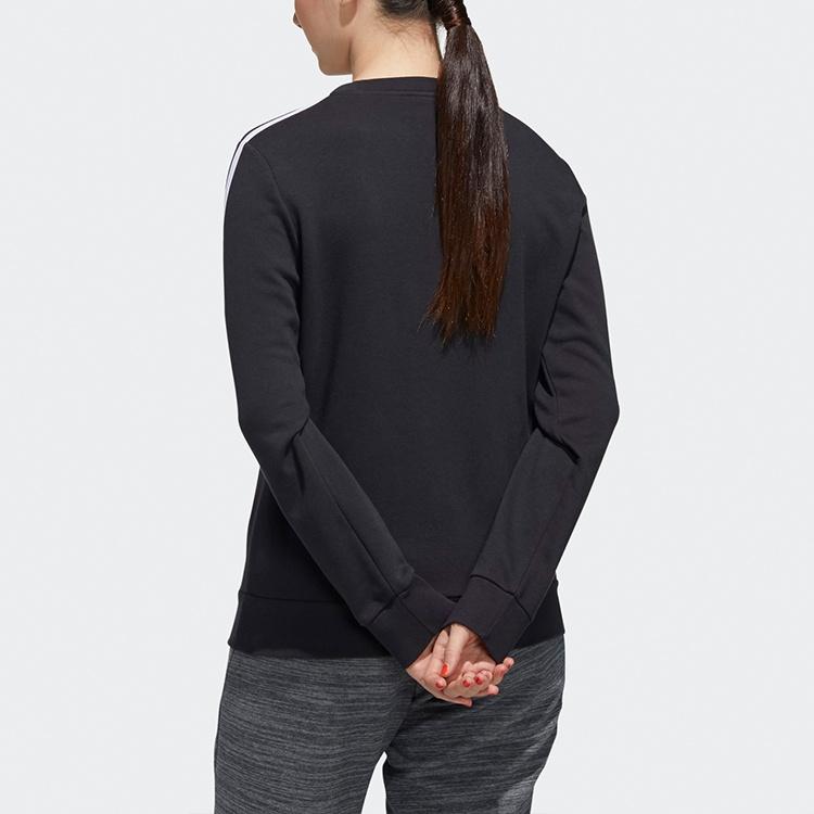 (WMNS) adidas Essentials 3-Stripes Sweatshirt 'Black White' Women's FQ3262