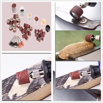 206pcs Rotary Tool Accessory Kit Sanding Bands Power Drill Multi Polishing Tool