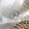 Fashion Multilayer Ring C- Shaped Stud Earrings for Women Minimalist Minority Design Earrings Fashionable Earrings Accessible Luxury Fancy