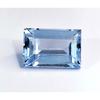 Atemberaubender himmelblauer Aquamarin Natürlicher Baguette 10-12 Karat Loser Edelstein