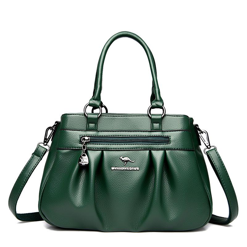 Luxury Handbags Women Soft Leather Bag Designer 3 Layers Handbags Casual Tote Bag Ladies Shoulder Crossbody Bag for Female