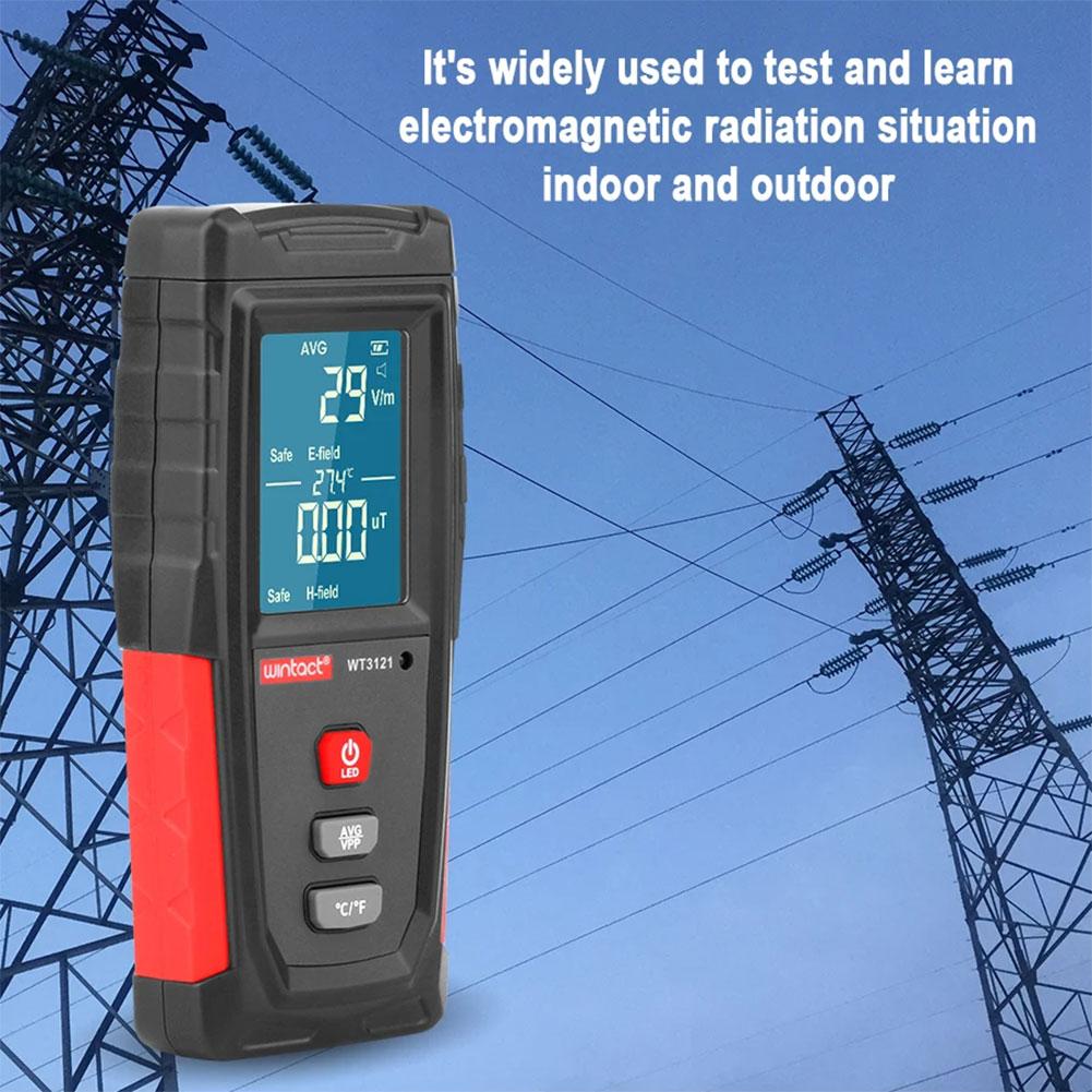 WT3121 Electromagnetic Radiation Tester High Accuracy EMF Detection Environment Radiation Dosimeter Sensor For Radiation Alarm