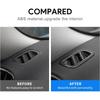 For Mini F60 A Pillar Air Vent Trim ABS Material Carbon Fiber Texture Decorative Interior Panel Accessories 2 Pcs Black