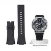 Νέο Σιλικονούχο Λουράκι Ρολογιού Για Casio GM110 GM-110 Λουράκι G-SHOCK GM-110GB Αδιάβροχο Μαλακό Λαστιχένιο Λουράκι Ρολογιού 16mm Μαύρο Ατσάλινο Μπρασελέ