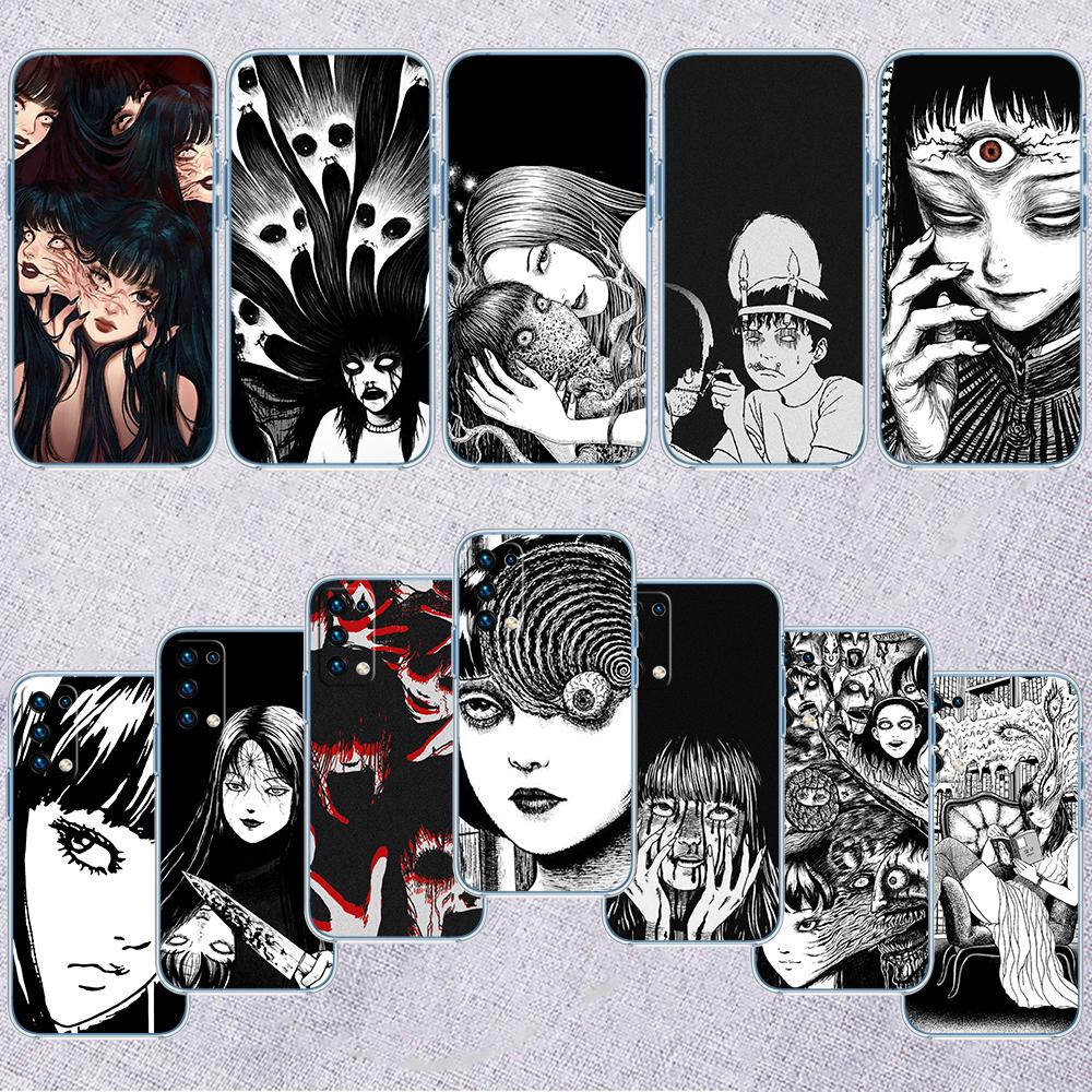 RP43 Junji Ito Tomie Phone Case for Motorola Moto E13 E15 E20 E22 E22I E22S E30 E32 E40 E7 E7I G Plus Power Play Stylus G22 G14
