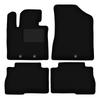 Dywaniki Samochodowe Welurowe Czarne Do: Kia Sorento II FL  SUV (2012-2014)