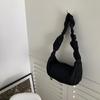 2023 Travel Pleated Crossbody Bags Solid Color Shoulder Bag for Women Trendy Bag
