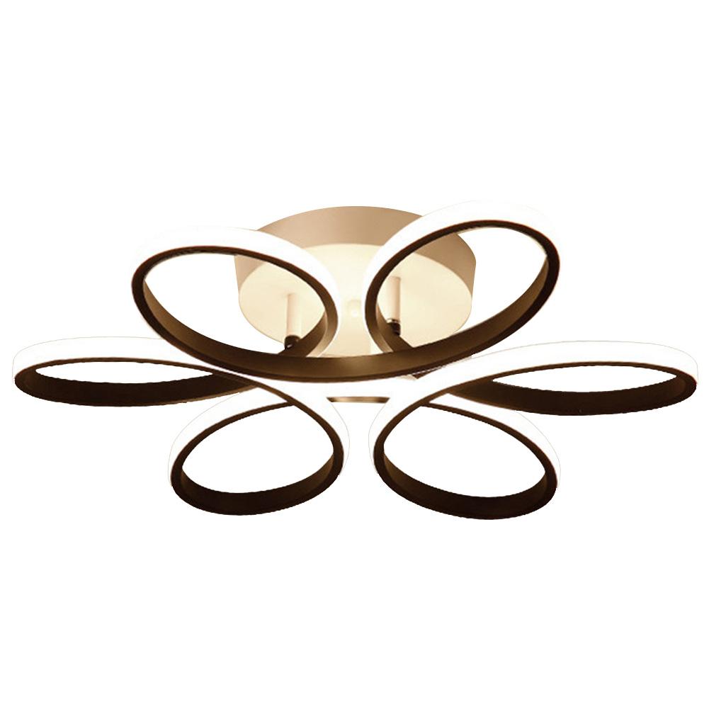 

Бытовая светодиодная люстра 12 Вт, современный стиль, потолочный светильник, три цвета, цветочный дизайн, потолочные светильники, супер яркие для лестницы в коридоре Warm Light