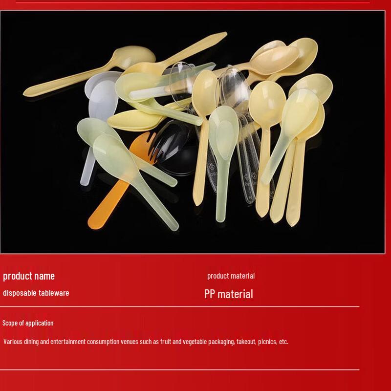 Sufeng Space Disposable Plastic Dessert Spoons