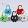 Combination Lock 3 Digit Padlock User-Friendly Compact Design Portable Multipurpose Resettable Travel Suitcase Password Lock