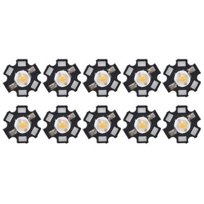 10Pcs Ultra Bright LED Chip 3V DIY Light Beads for Ceiling Light Downlight Flashlight Table