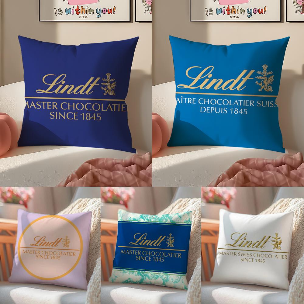 Fashion Warm Daily LLindt icon Cushion Cover Linen Pillowcase Cover Soft Decor for Sofa Home Room