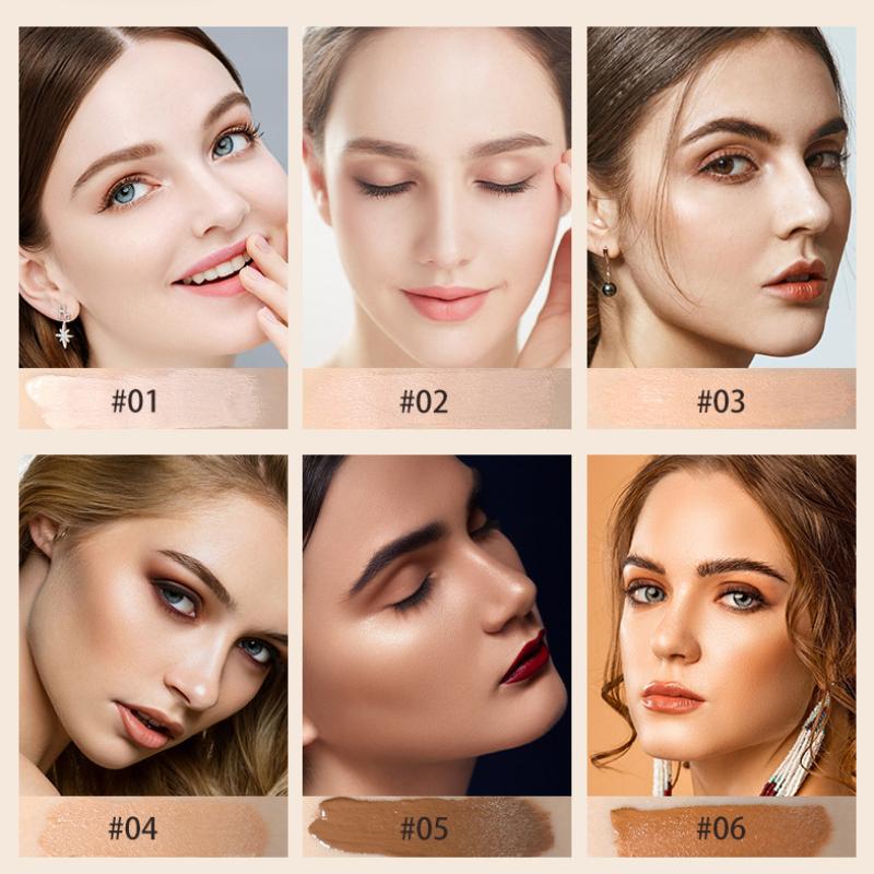 Vloeibare Concealer Mat Hoge Dekking Waterdicht Oliecontrole Hydraterend Langhoudend Concealer Professionele Gezichtsmake-up