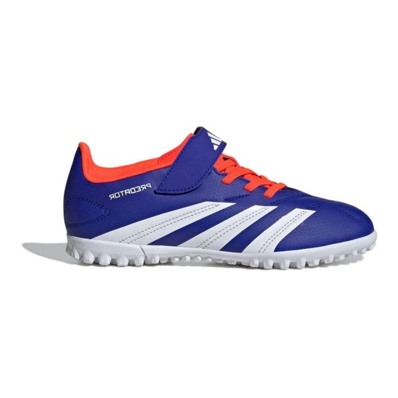 adidas Predator CLUB Anti-Rutsch Abriebfest Niedrig geschnitten Kinder Fußballschuhe Blau Weiß Orange Kinder Sneaker IF6421