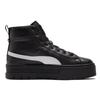 Puma Mayze Mid Black White Women Sneakers 381170-02