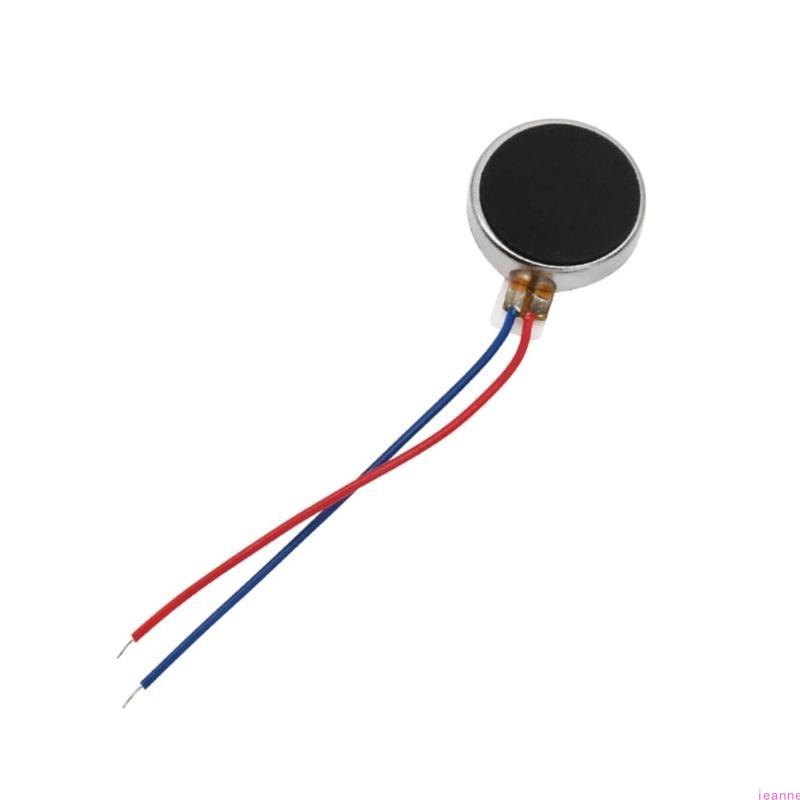 Mini Vibration Motor 1.5-3.7V 12000rpm Flat Coin Button-Type Vibrating Motor