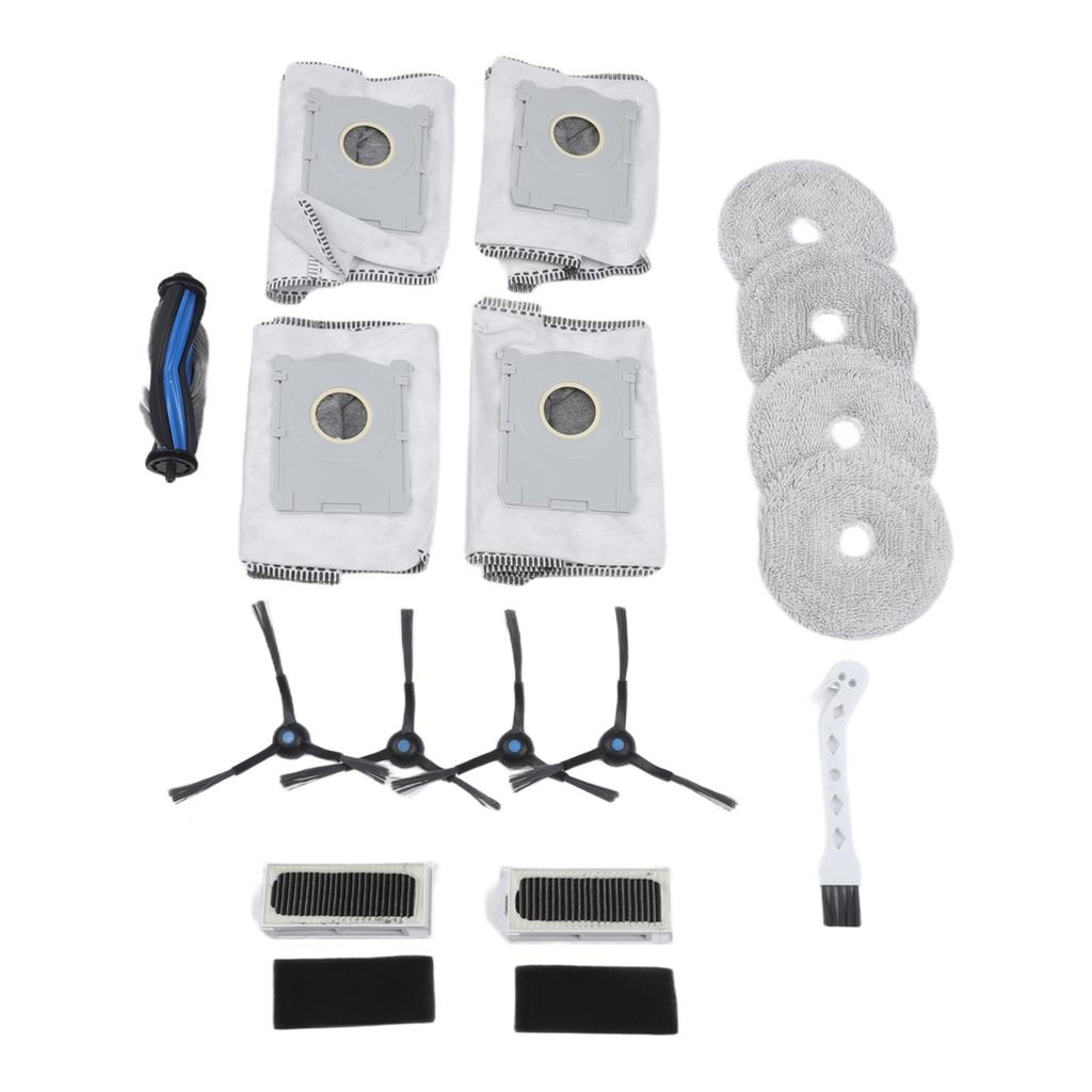 Main Side Brush Kit Vacuum Brush Kit Mop Cloth Included Replacement Parts