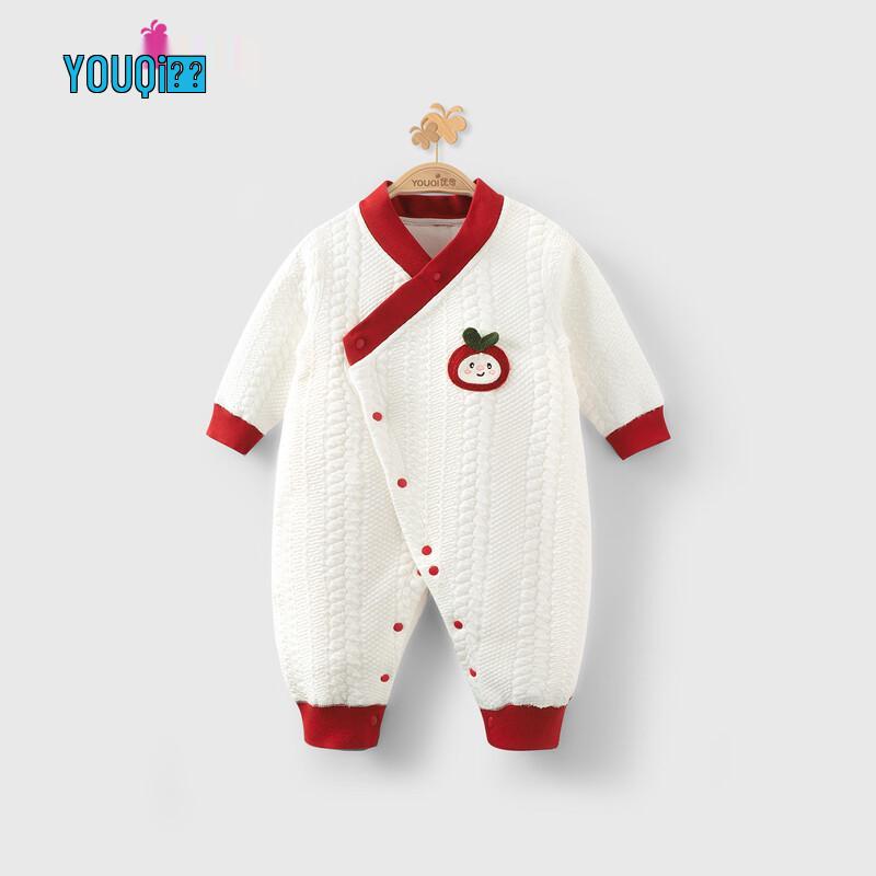 Youqi Baby Cotton Twist-Knit Warm Romper