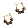 Lightweight Wood Earrings Showcasing Ancient Chinese Art Ear Rings Perfect for Parties Weddings and Daily Use