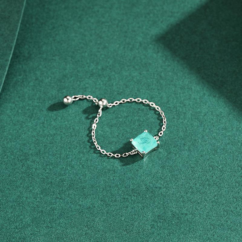 Tancise Classic 925 Sterling Silver  Zircon Ring Ladies Jewelry Wedding Promise Party Gift