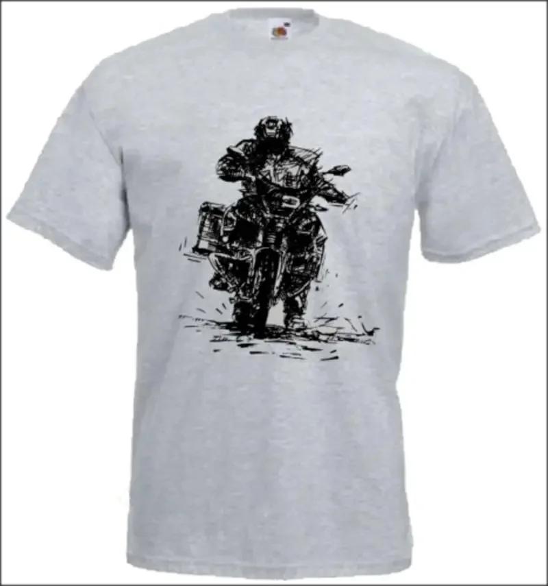 Deutsches Motorrad 1200 Gsa T-Shirt Motorrad Gs Adventure Shirt Neue T-Shirts Herren 100% Baumwolle Coole T-Shirts Mode Streetwear