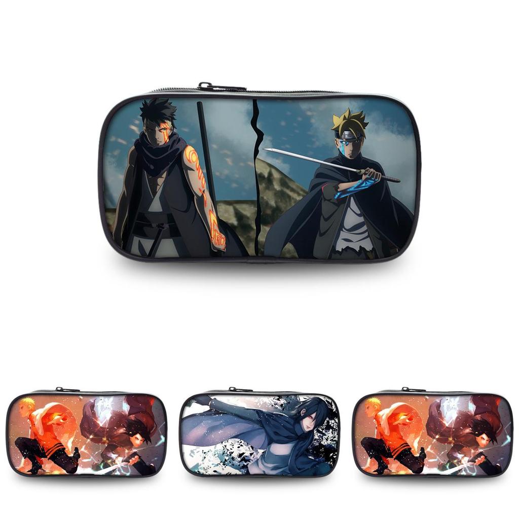 Naruto Boruto Charakter Federmäppchen Große Kapazität Wasserdichtes Nylon Etui Für Schüler