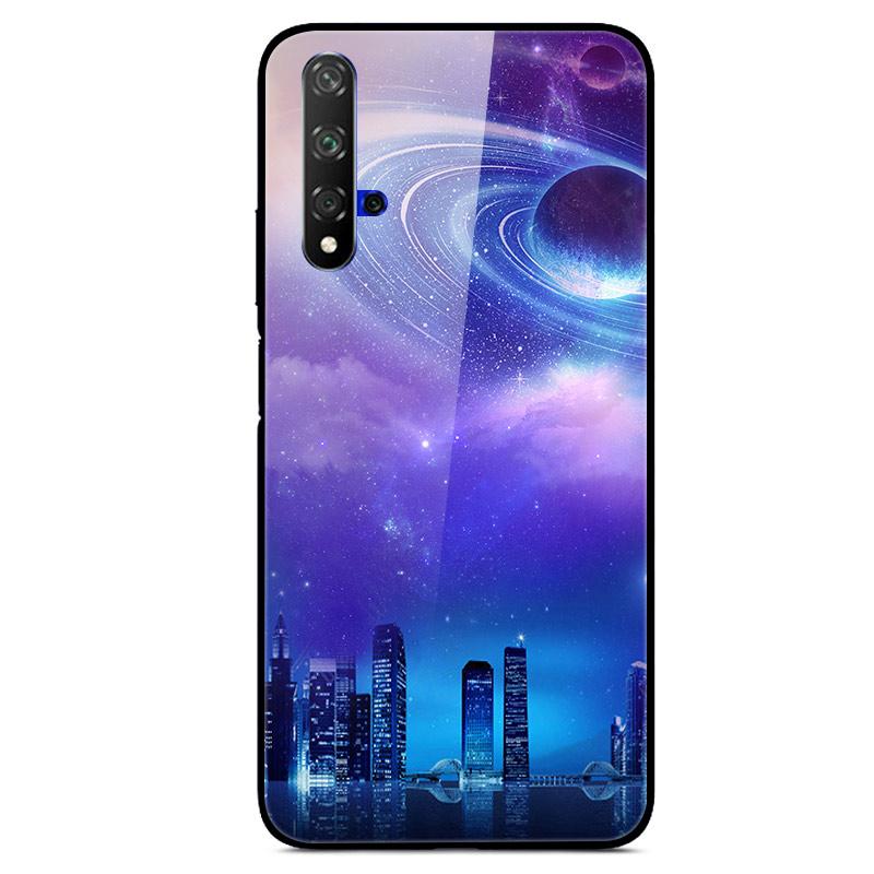 For Huawei Nova 5T Case Tempered Glass Cover 3D Cat Printing Case For Huawei Nova 5T 2019 5 T Phone Case For Huawei Nova5T Cover