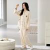 Pajamas Women'S Pure Cotton Long-Sleeved Women'S Women'S Autumn And Winter Thin Casual Loungewear