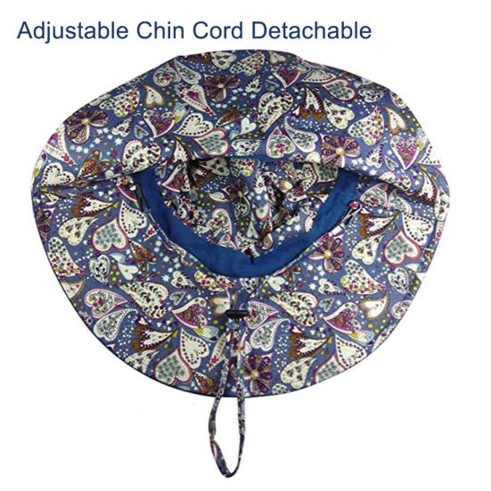 Hat Foldable Breathable Cotton Reversible Foldable Cap for Summer