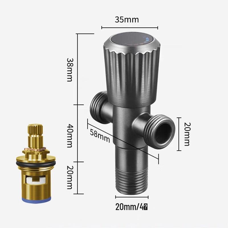 

MDNG Stainless Steel Angle Valve for Water Heaters & Toilets