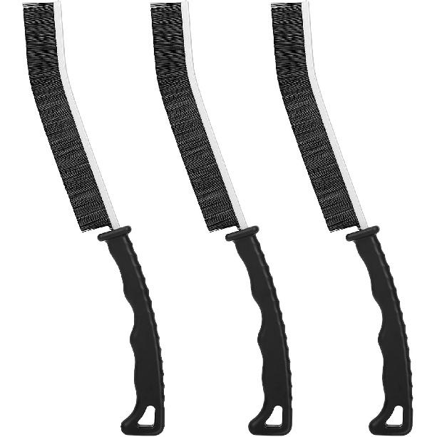 3Pcs Grout Brush and Crevice Cleaning Brush - Gap Cleaning Tools, Grout Scrub Brush, Effective Tile Cleaning Brush for Household, Floor, Grout Lines,