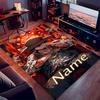 Custom Personalization One Piece Print Area Rug - Soft, Washable Non-Slip Indoor Mat,Living Room,Home&Office Decorative Rug