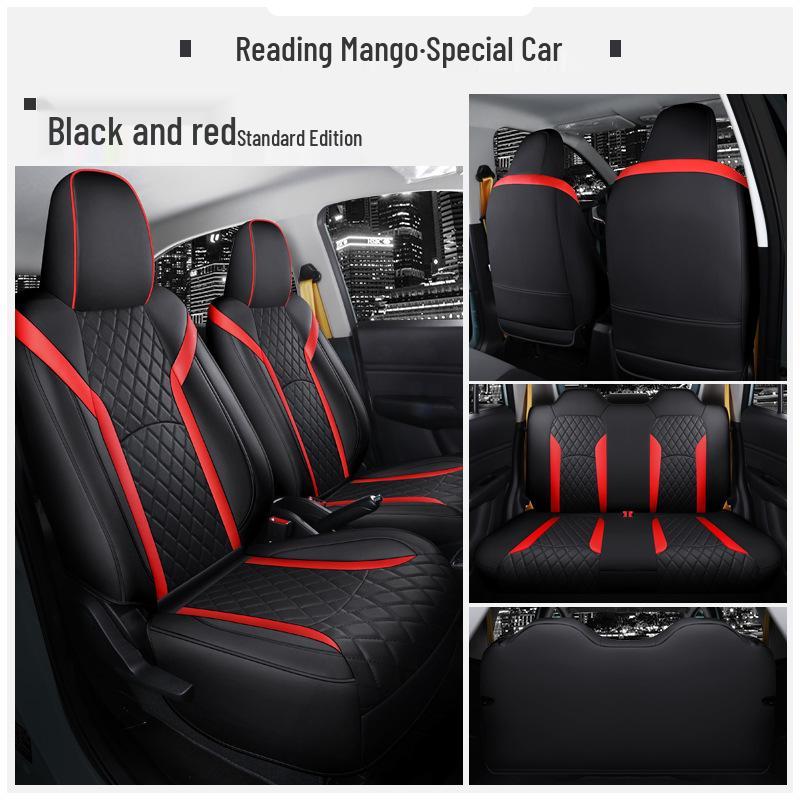 

Mango Redding Universal Leather Car Seat Covers - Full Surround, Four Seasons Special for Redding